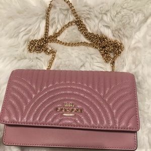 Flap belt bag with art quilting